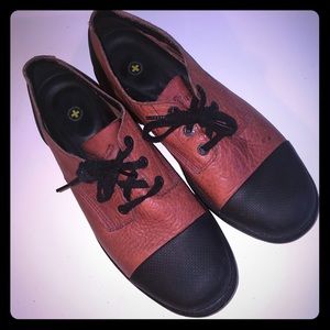 Dr. Martens red-black shoes